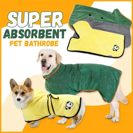 Absorbent Pet Bathrobe Towel